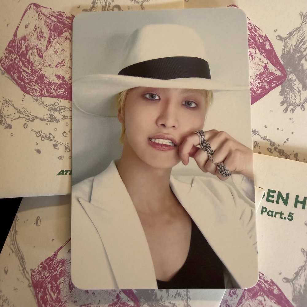 ATEEZ SEONGHWA Golden Hour Part 5 Pop Up Random Trading Card Photocard